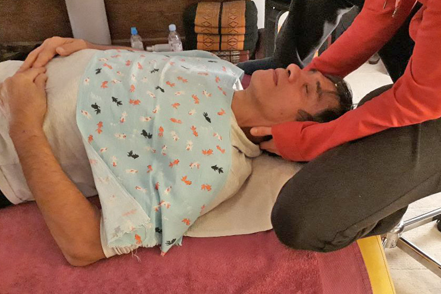 Stage de shiatsu avec Guy Van Huyen - © https://kenko-shiatsu.org/shiatsu/